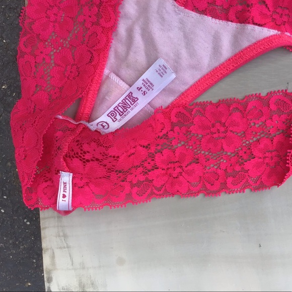 3 pair Victoria Secret thong lace panties OS new - Picture 7 of 10